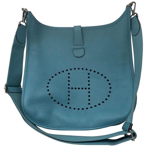 hermes teal bag